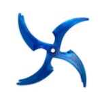 shuriken dragonstaff heads - 4 blades blu
