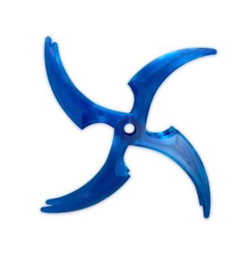 shuriken dragonstaff heads - 4 blades blu